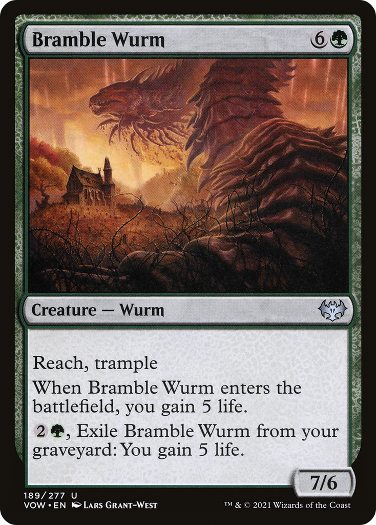 Magic: The Gathering - Bramble Wurm - Innistrad: Crimson Vow