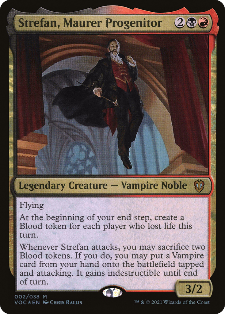 Magic: The Gathering - Strefan, Maurer Progenitor Foil - Crimson Vow Commander
