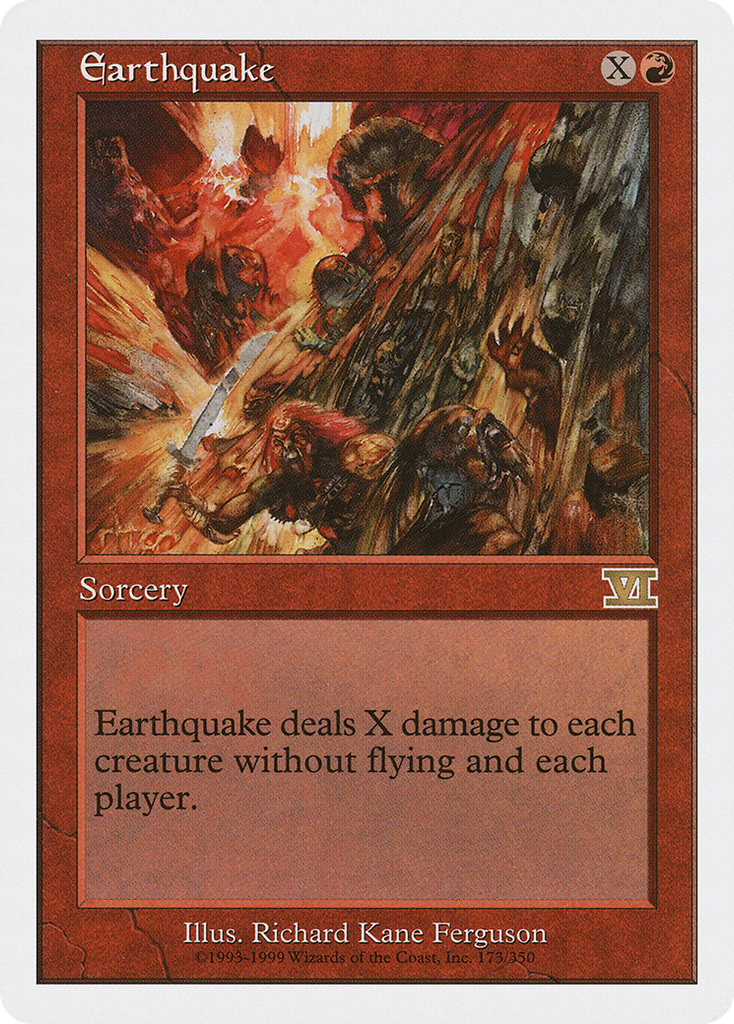 Magic: The Gathering - Earthquake - Classic Sixth Edition