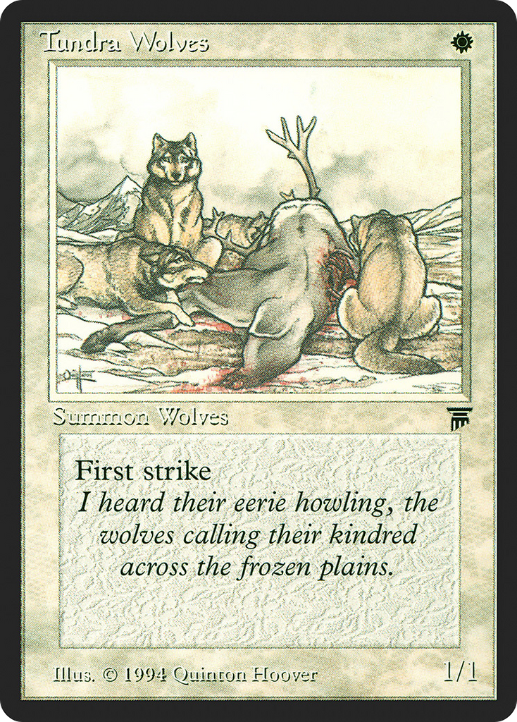 Magic: The Gathering - Tundra Wolves - Legends