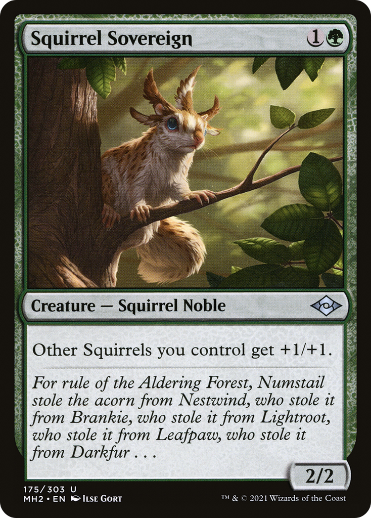 Magic: The Gathering - Squirrel Sovereign Foil - Modern Horizons 2