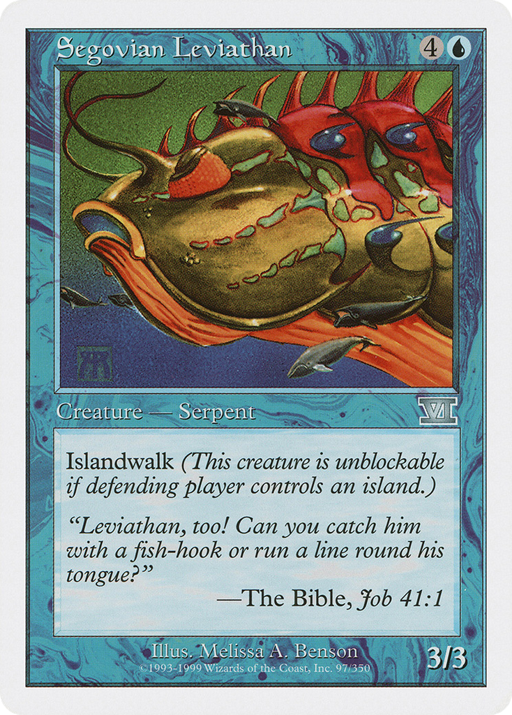 Magic: The Gathering - Segovian Leviathan - Classic Sixth Edition