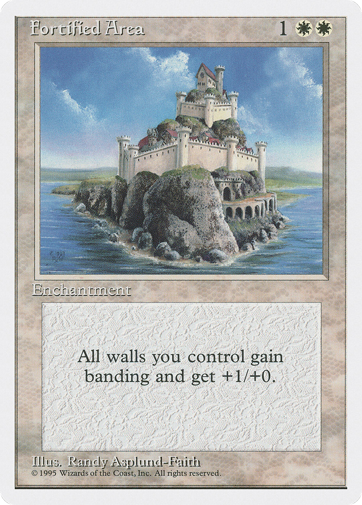 Magic: The Gathering - Fortified Area - Fourth Edition