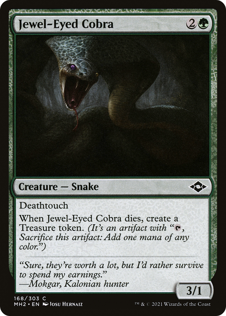 Magic: The Gathering - Jewel-Eyed Cobra Foil - Modern Horizons 2