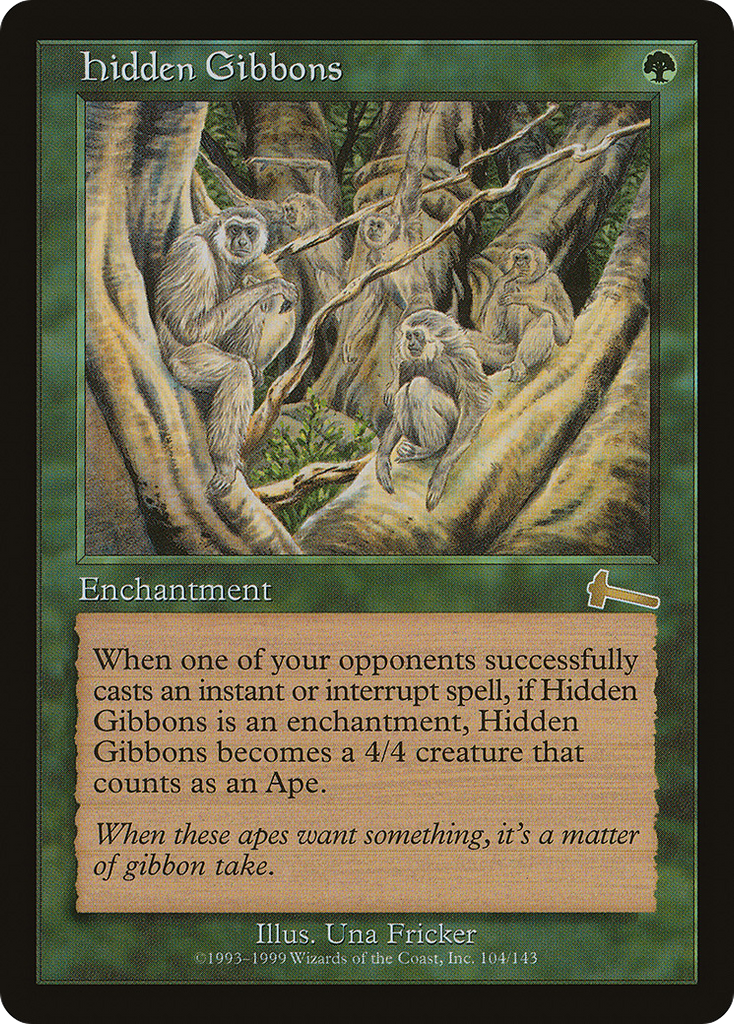 Magic: The Gathering - Hidden Gibbons - Urza's Legacy