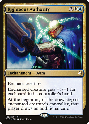 Magic: The Gathering - Righteous Authority - Commander 2018