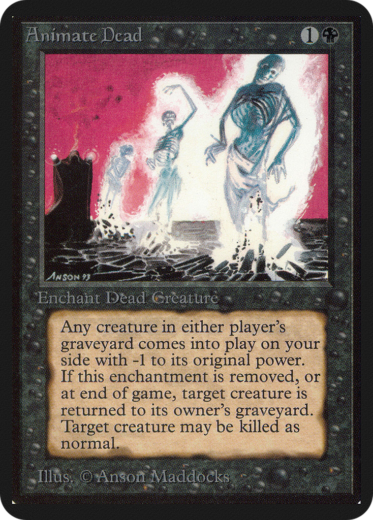 Magic: The Gathering - Animate Dead - Limited Edition Alpha