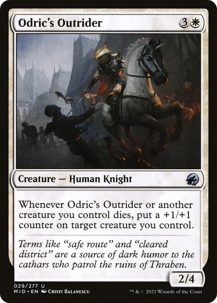 Magic: The Gathering - Odric's Outrider - Innistrad: Midnight Hunt