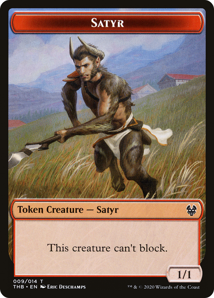 Magic: The Gathering - Satyr Token - Theros Beyond Death Tokens
