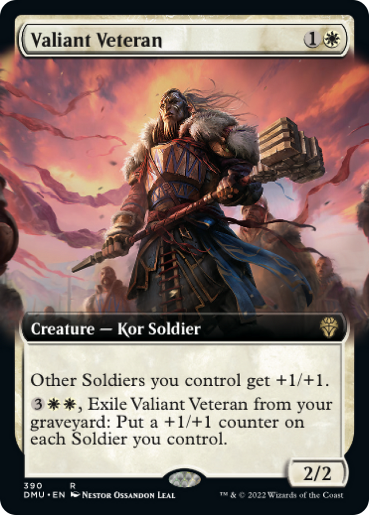 Magic: The Gathering - Valiant Veteran - Dominaria United