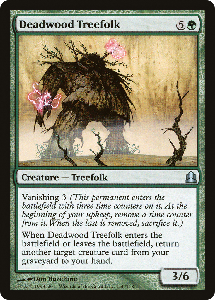 Magic: The Gathering - Deadwood Treefolk - Commander 2011