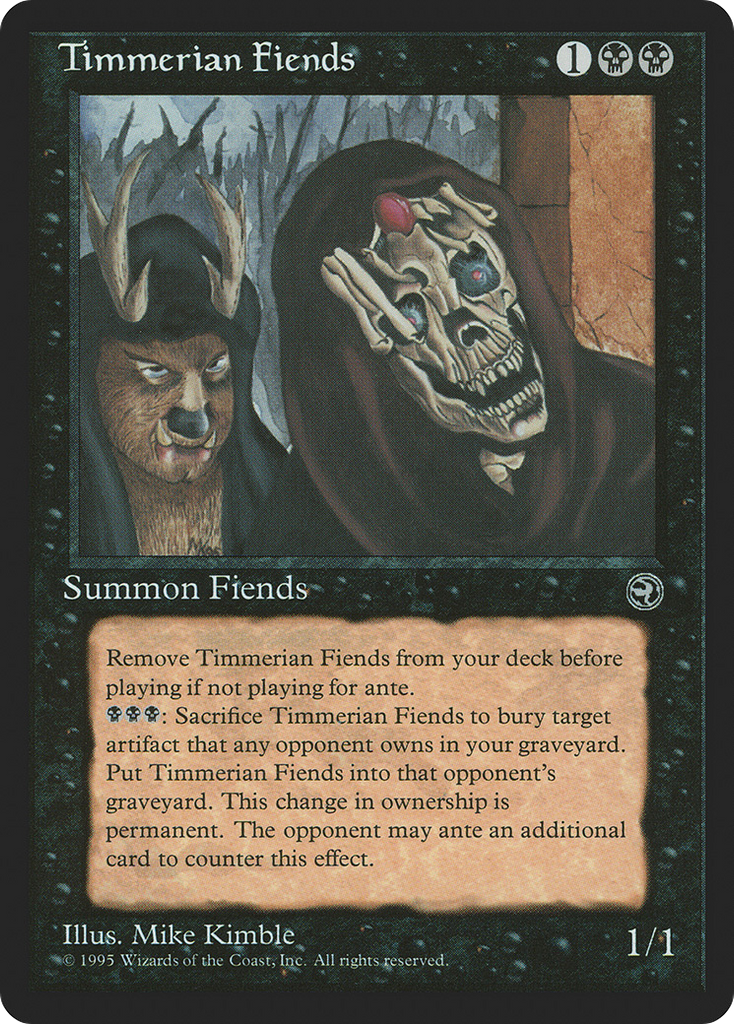 Magic: The Gathering - Timmerian Fiends - Homelands