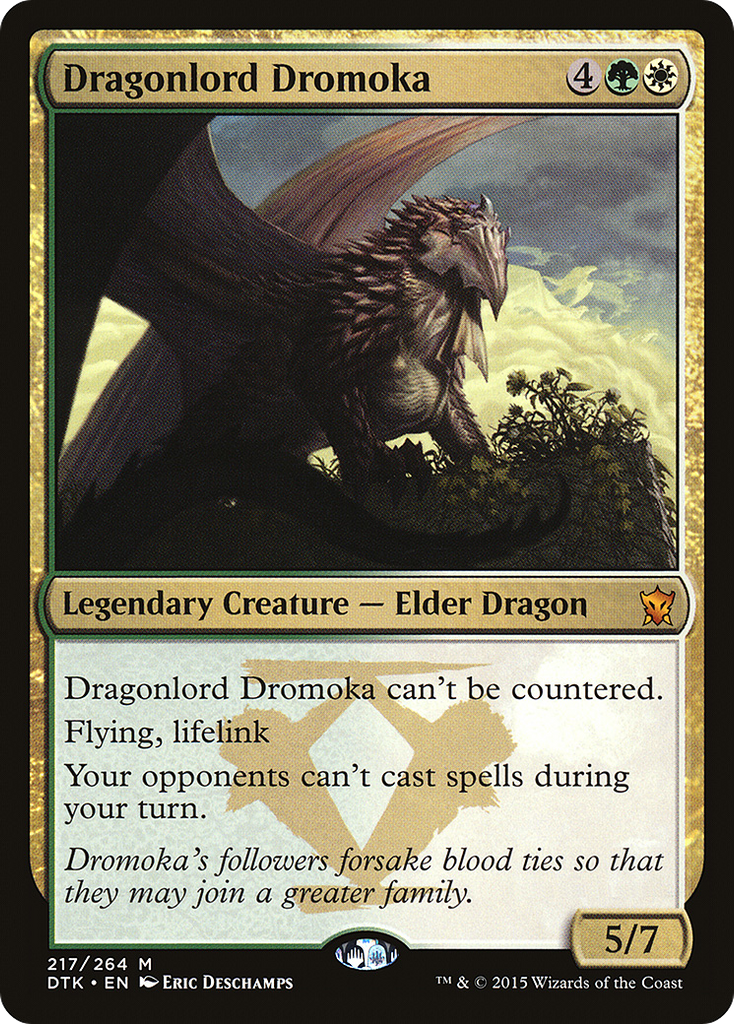Magic: The Gathering - Dragonlord Dromoka - Dragons of Tarkir