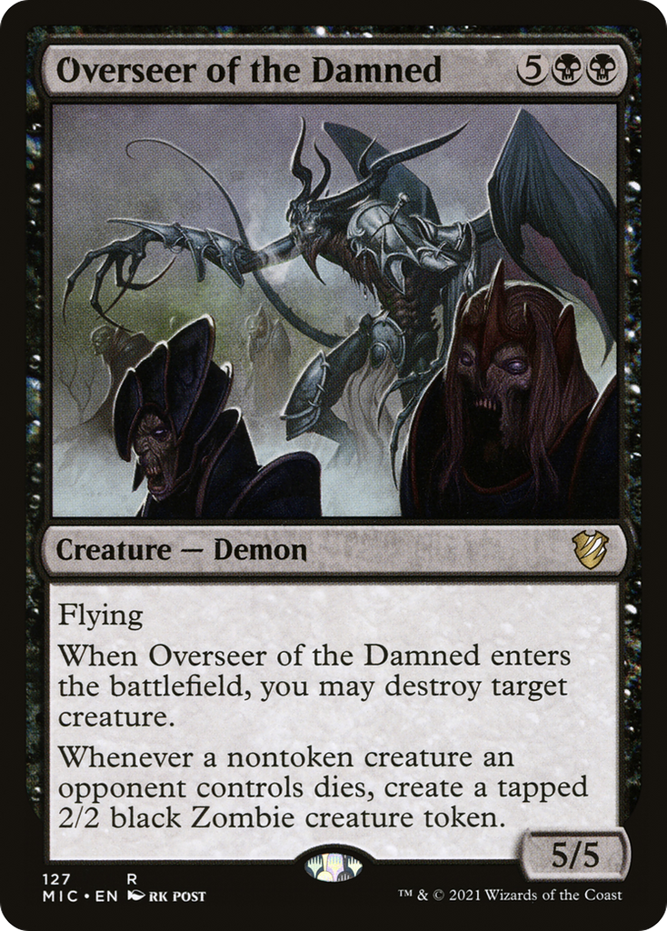 Magic: The Gathering - Overseer of the Damned - Midnight Hunt Commander