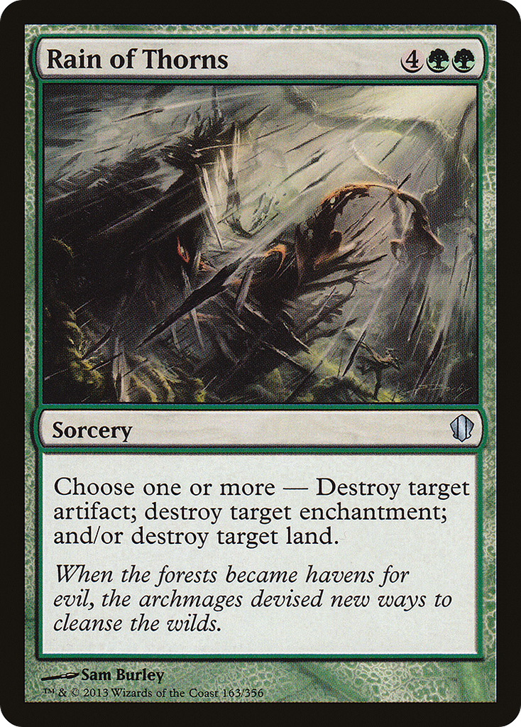 Magic: The Gathering - Rain of Thorns - Commander 2013