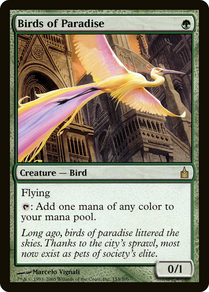 Magic: The Gathering - Birds of Paradise - Ravnica: City of Guilds