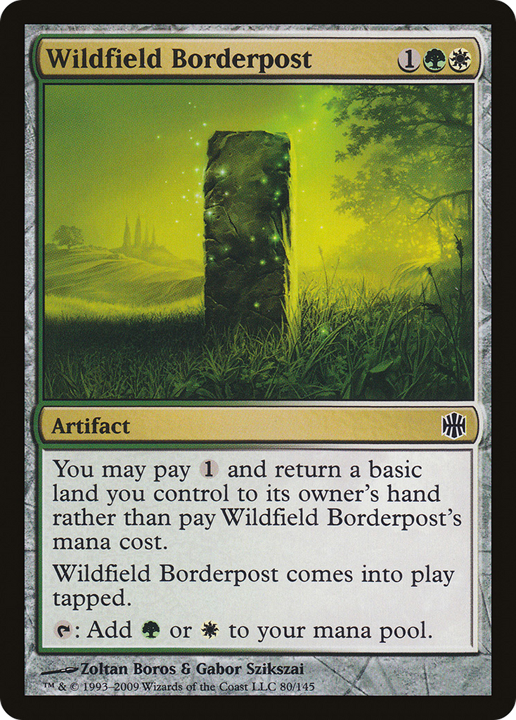 Magic: The Gathering - Wildfield Borderpost - Alara Reborn