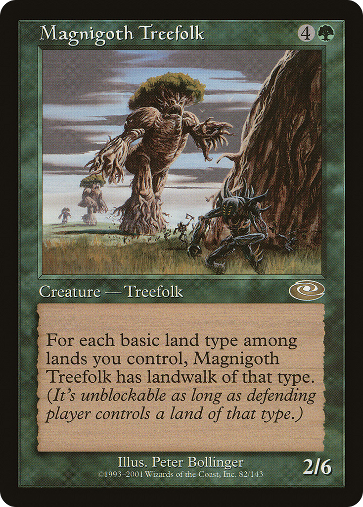 Magic: The Gathering - Magnigoth Treefolk - Planeshift