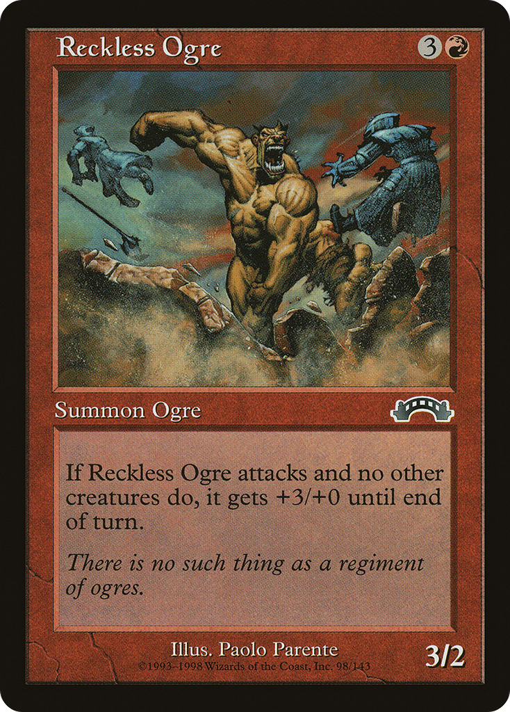 Magic: The Gathering - Reckless Ogre - Exodus