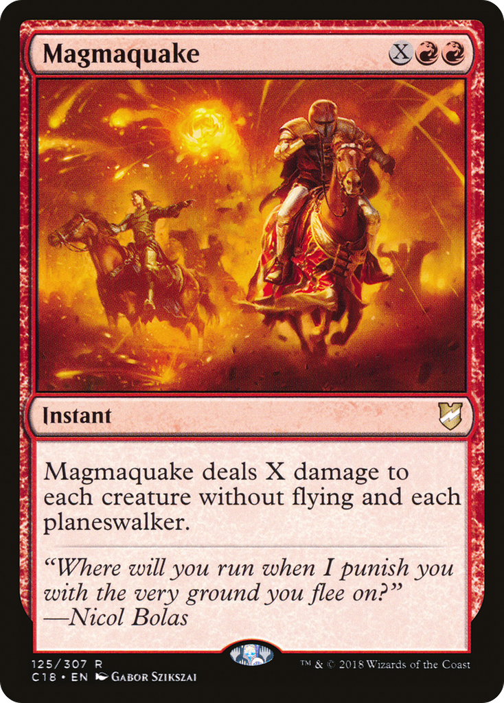 Magic: The Gathering - Magmaquake - Commander 2018