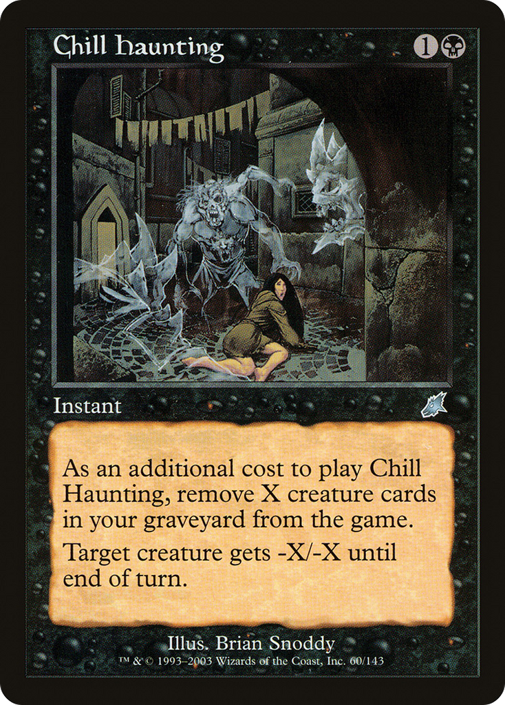 Magic: The Gathering - Chill Haunting - Scourge