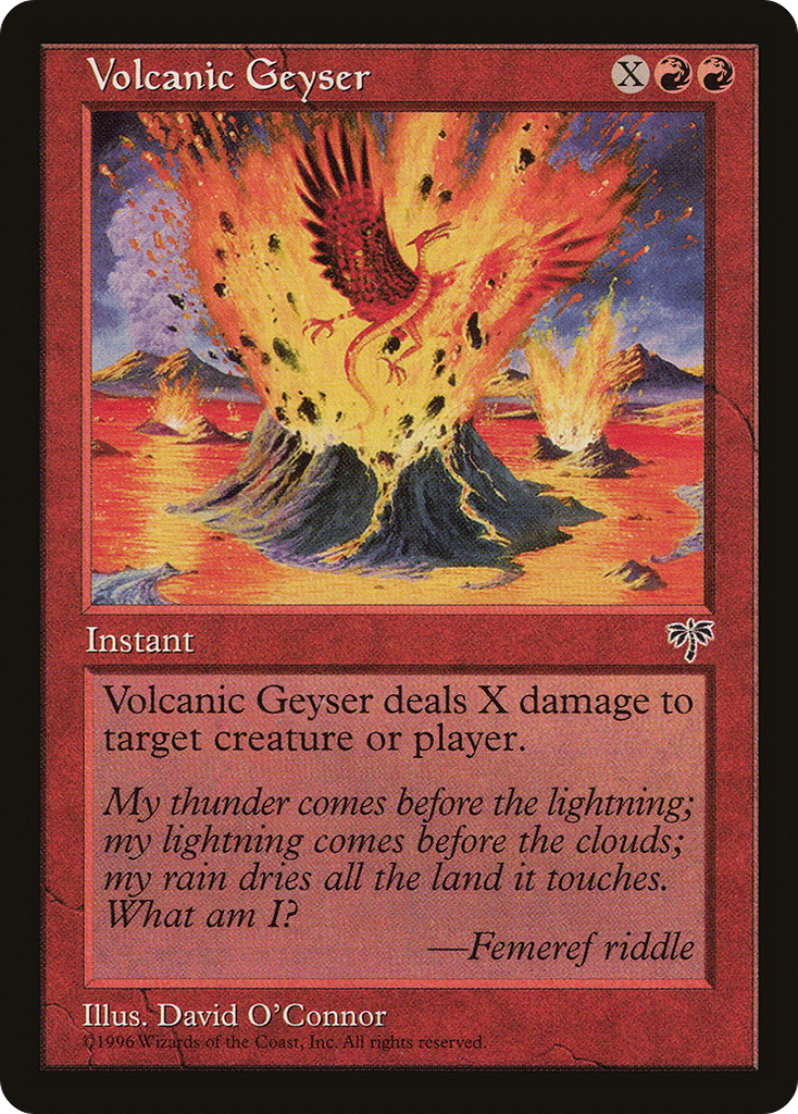 Magic: The Gathering - Volcanic Geyser - Mirage