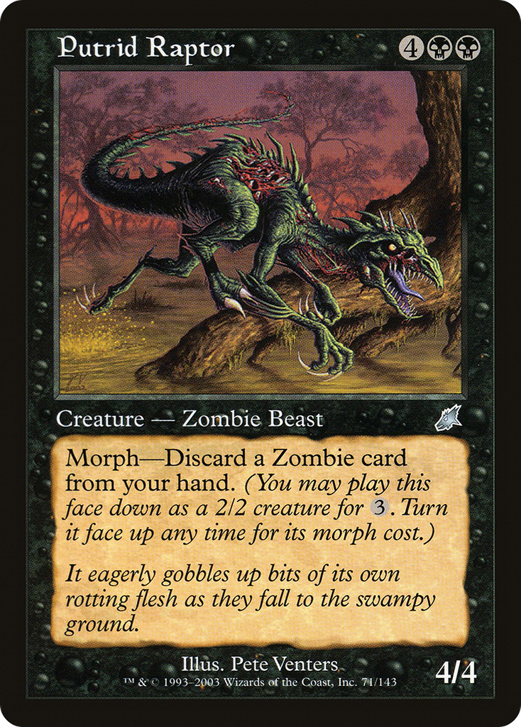 Magic: The Gathering - Putrid Raptor - Scourge