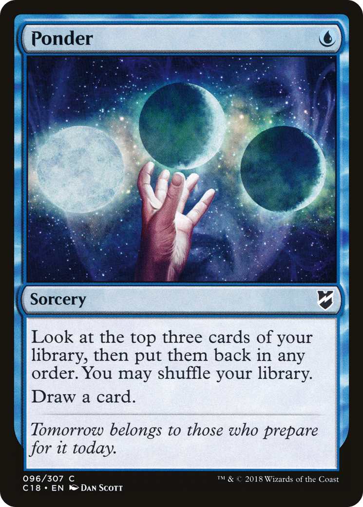 Magic: The Gathering - Ponder - Commander 2018
