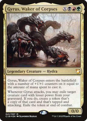 Magic the Gathering - Gyrus, Waker of Corpses Foil - Commander 2018