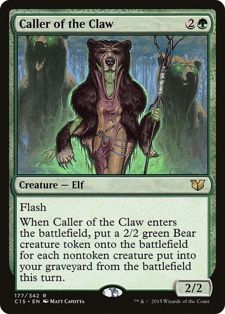 Magic: The Gathering - Caller of the Claw - Commander 2015