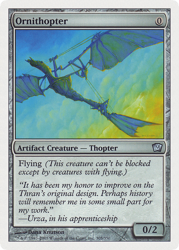 Magic: The Gathering - Ornithopter - Ninth Edition