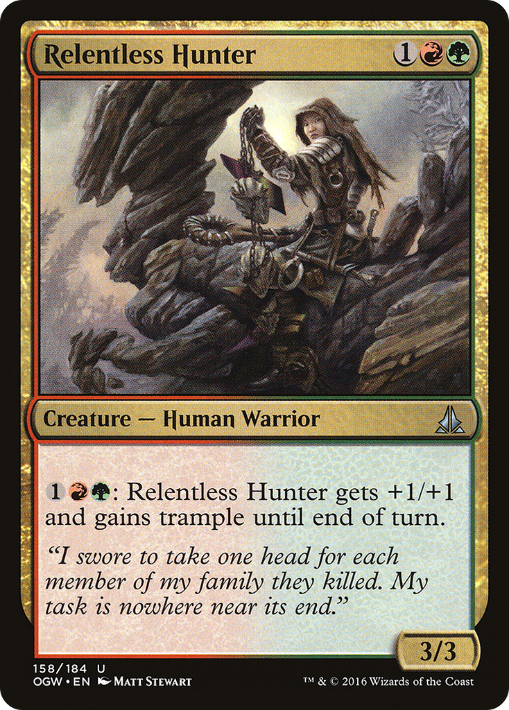 Magic: The Gathering - Relentless Hunter - Oath of the Gatewatch