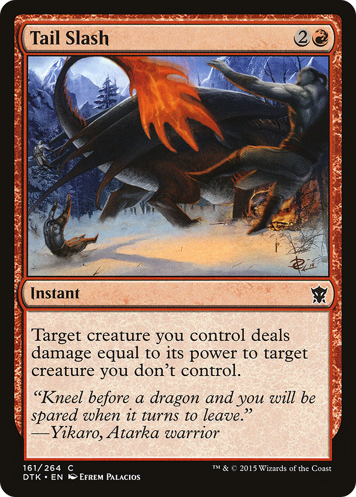 Magic: The Gathering - Tail Slash - Dragons of Tarkir