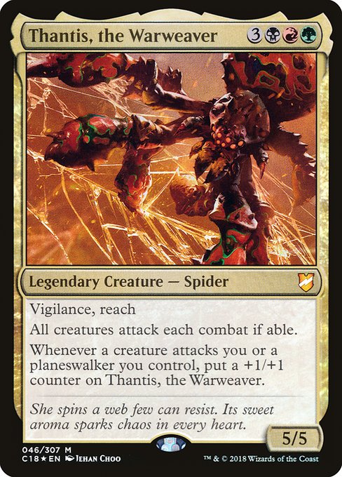 Magic the Gathering - Thantis, the Warweaver Foil - Commander 2018