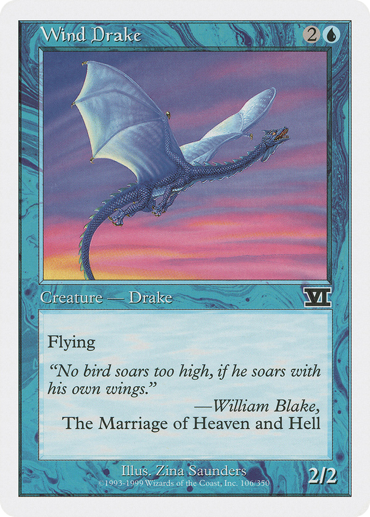 Magic: The Gathering - Wind Drake - Classic Sixth Edition