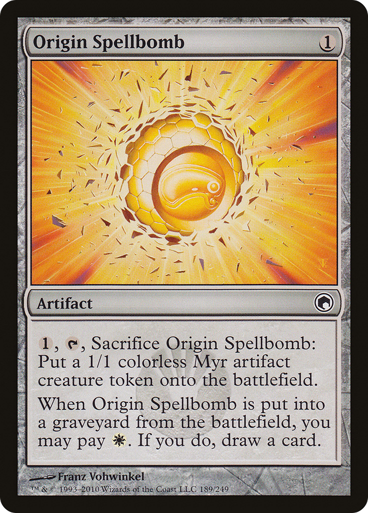 Magic: The Gathering - Origin Spellbomb - Scars of Mirrodin