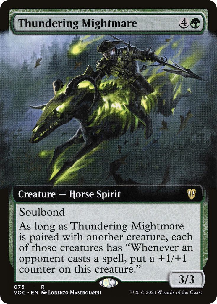 Magic: The Gathering - Thundering Mightmare - Crimson Vow Commander