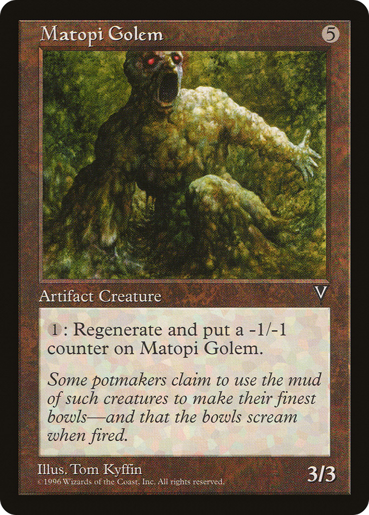 Magic: The Gathering - Matopi Golem - Visions