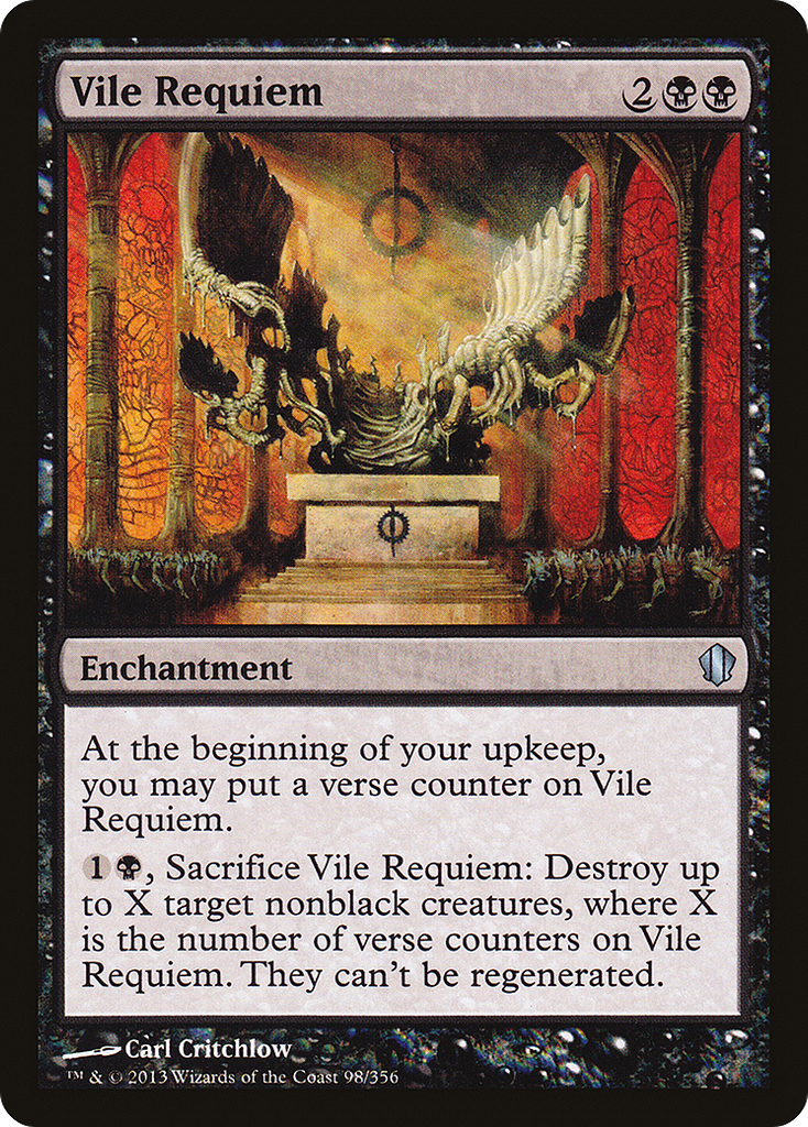 Magic: The Gathering - Vile Requiem - Commander 2013