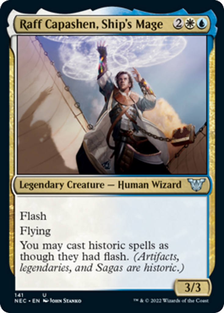 Magic: The Gathering - Raff Capashen, Ship's Mage - Neon Dynasty Commander