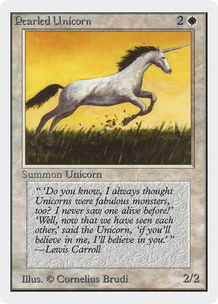 Magic: The Gathering - Pearled Unicorn - Unlimited Edition