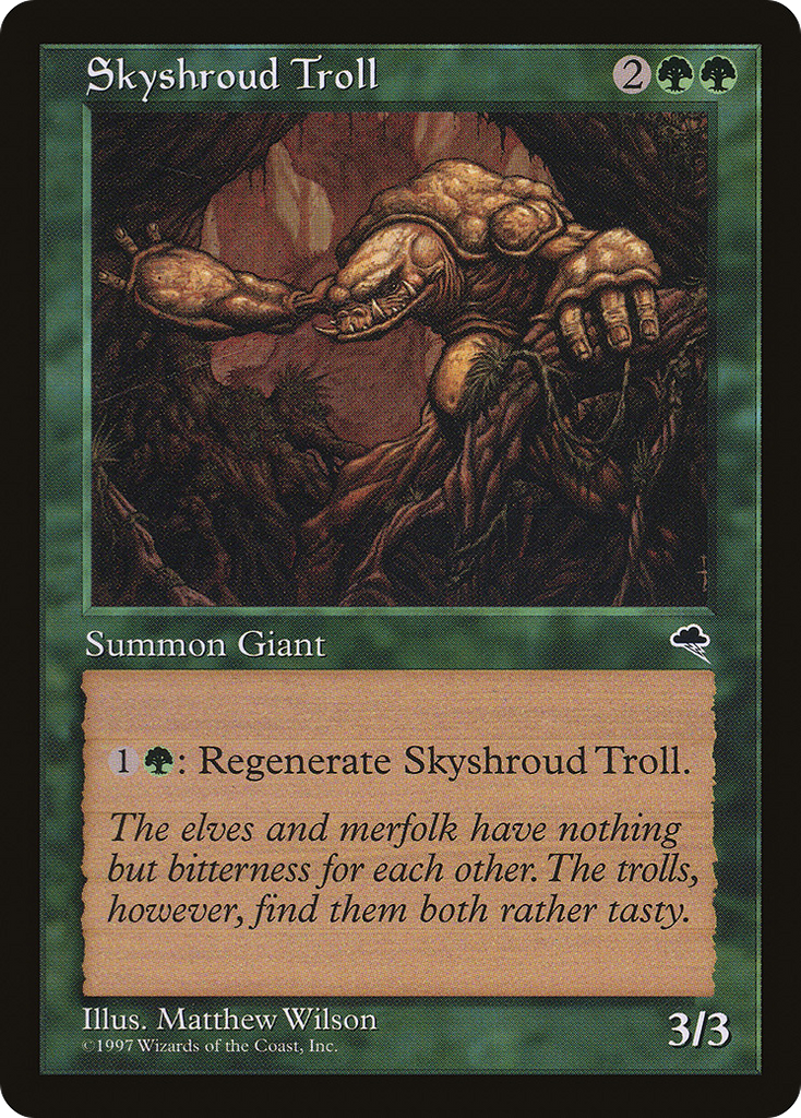 Magic: The Gathering - Skyshroud Troll - Tempest