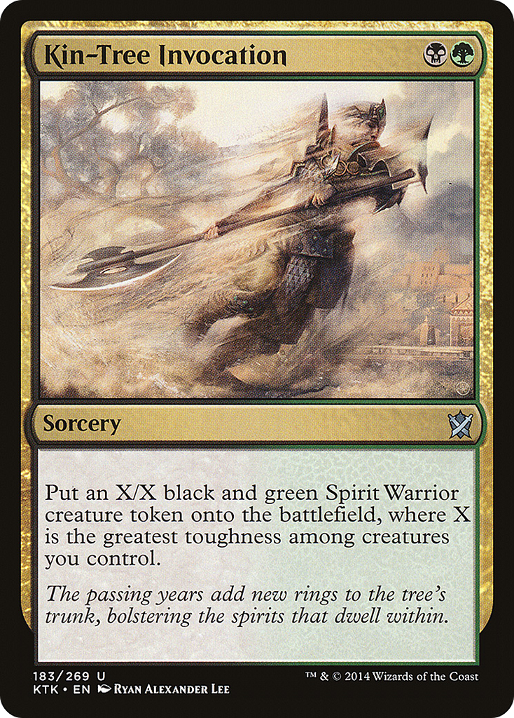 Magic: The Gathering - Kin-Tree Invocation - Khans of Tarkir