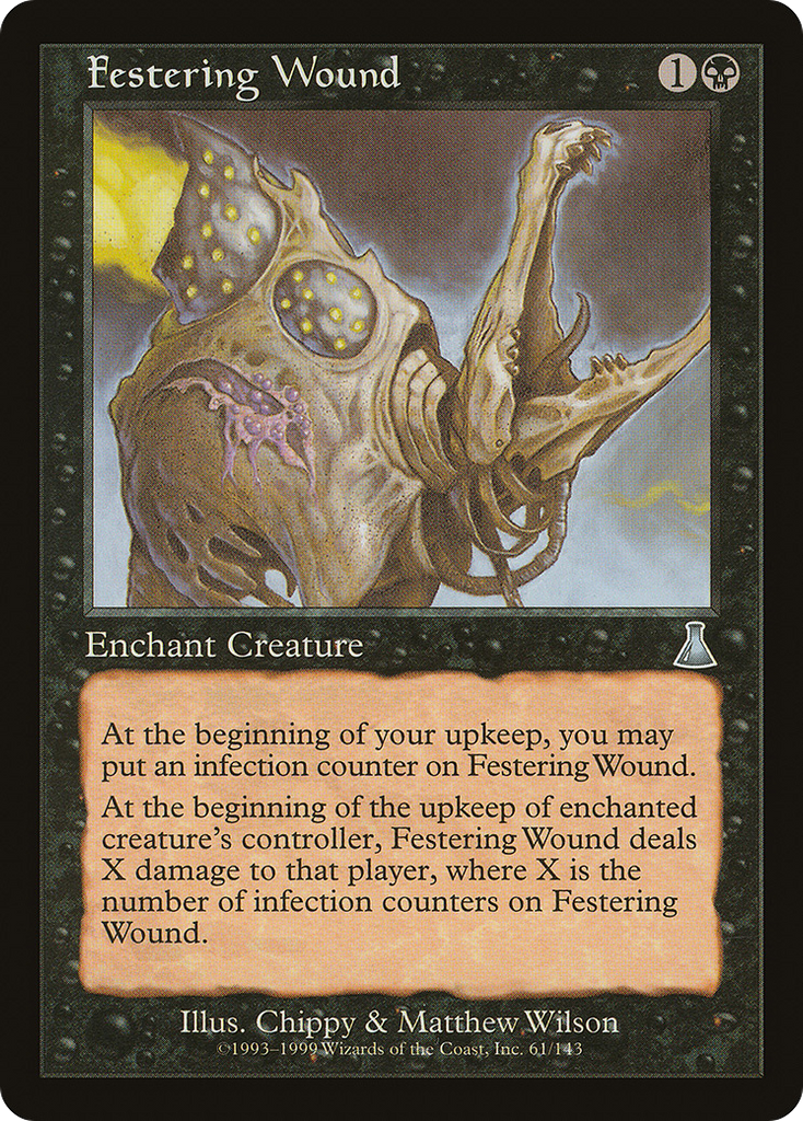 Magic: The Gathering - Festering Wound - Urza's Destiny