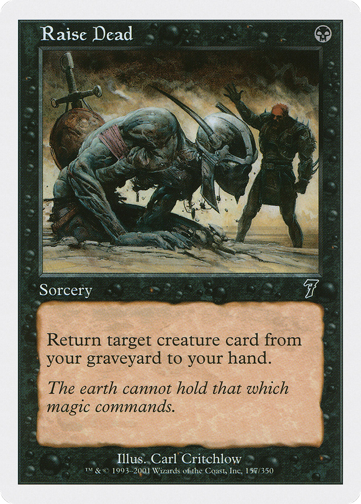 Magic: The Gathering - Raise Dead - Seventh Edition