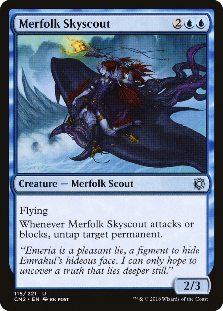 Magic: The Gathering - Merfolk Skyscout - Conspiracy: Take the Crown