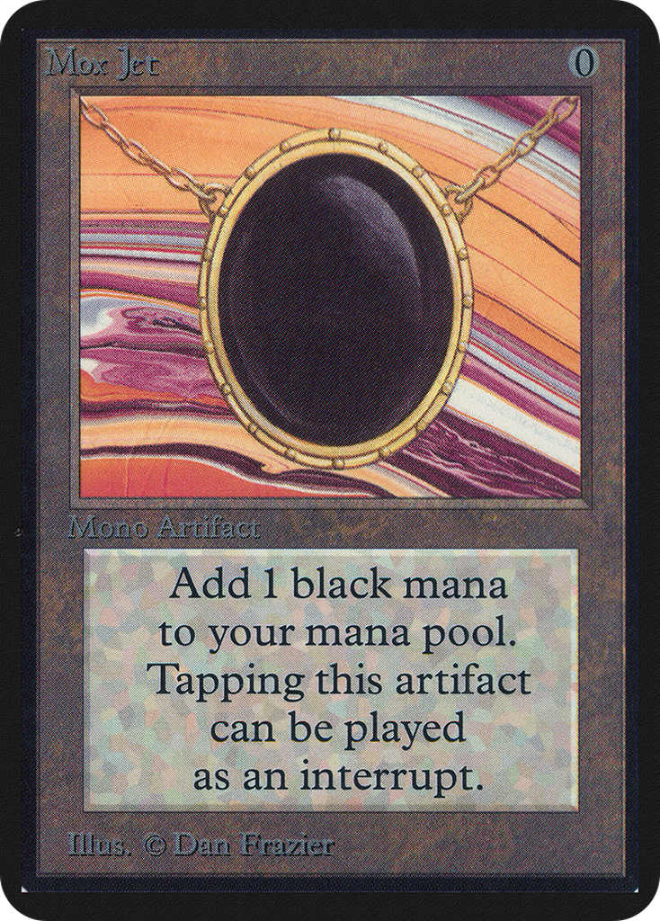 Magic: The Gathering - Mox Jet - Limited Edition Alpha