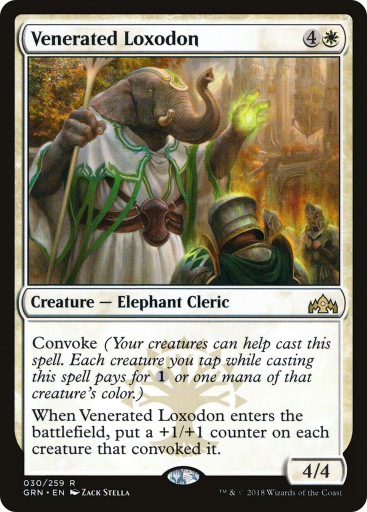 Magic: The Gathering - Venerated Loxodon - Guilds of Ravnica