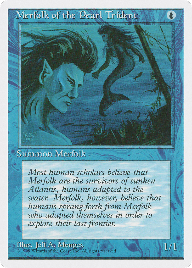 Magic: The Gathering - Merfolk of the Pearl Trident - Fourth Edition