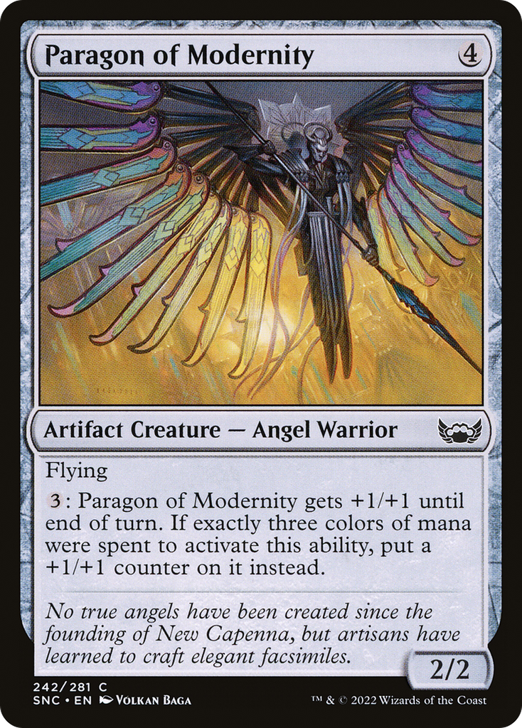 Magic: The Gathering - Paragon of Modernity Foil - Streets of New Capenna